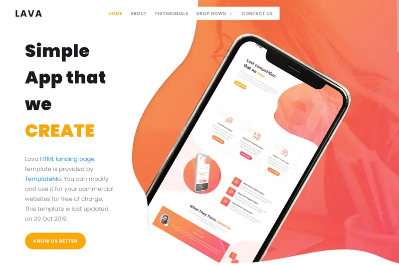 templatemo_540_lava_landing_page